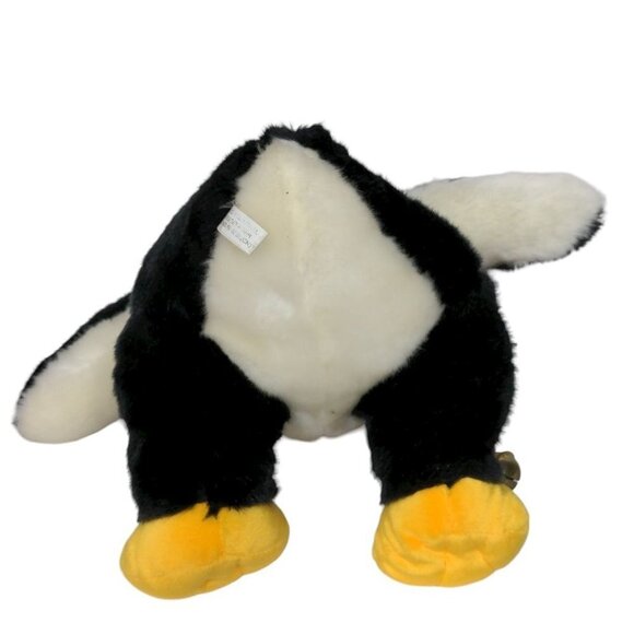 A Mart Penguin Santa Hat Scarf Jingle Bells Stuffed Animal - Picture 5 of 6
